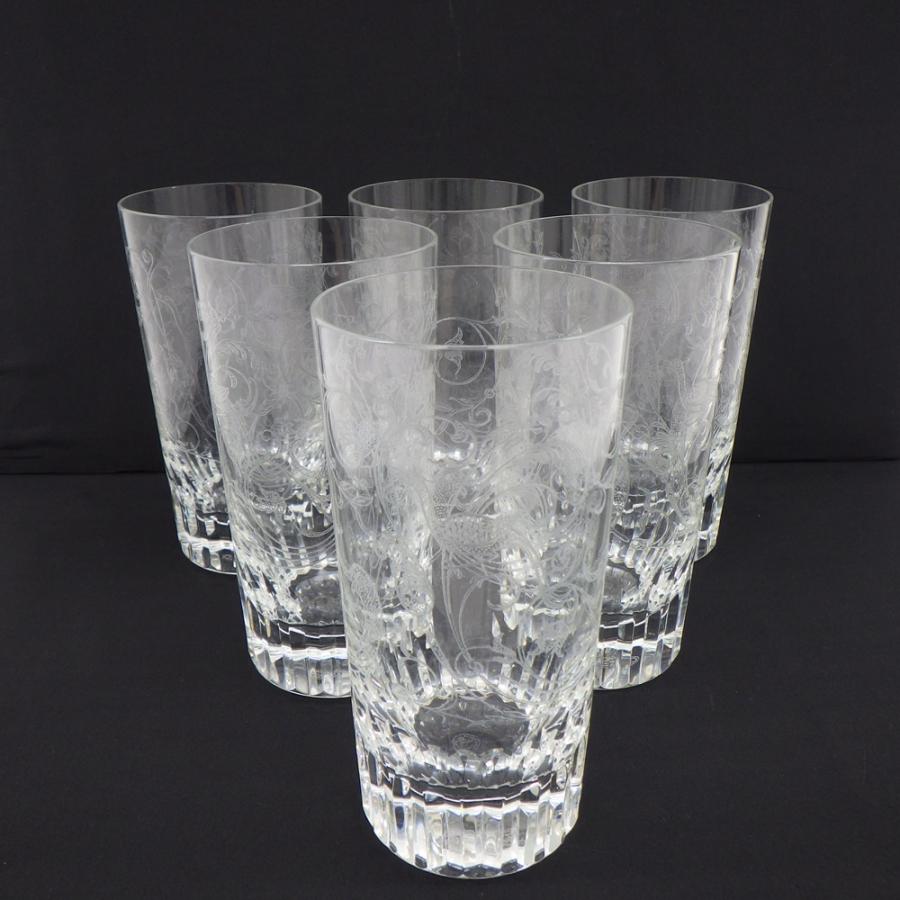 Baccarat バカラ パルメ ハイボールグラス 計6客 箱付き クリスタル 