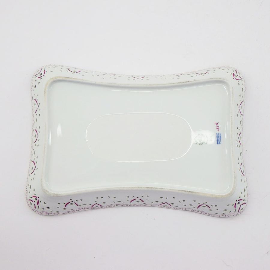 ロイヤルコペンハーゲン　バーガンディスクエアプレート ロイヤルコペンハーゲンバーガンディスクエアプレート