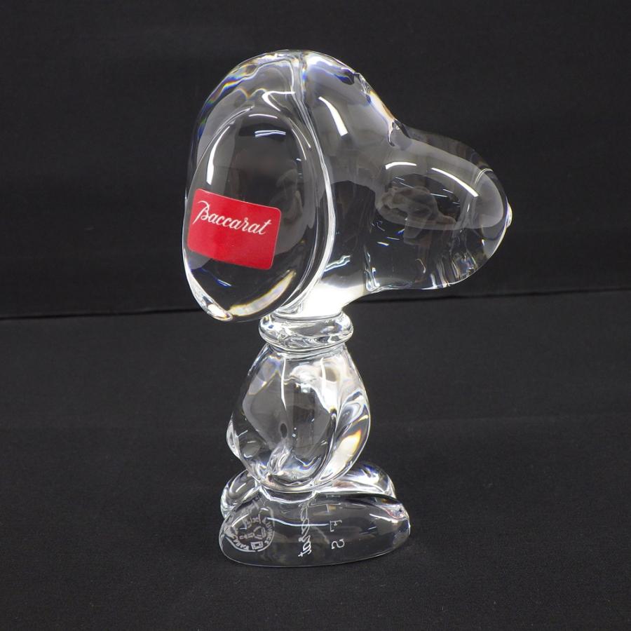 バカラ（Baccarat） スヌーピー 箱付き 置物 クリスタルガラス 人形