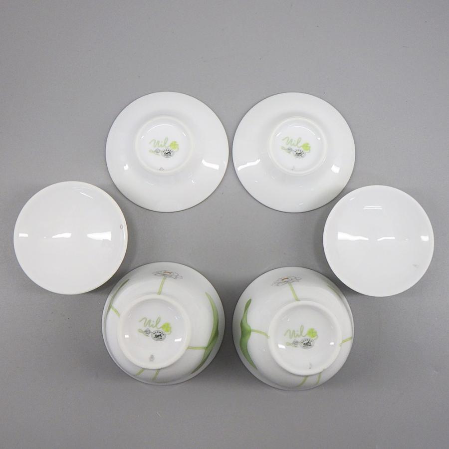 HERMES エルメス ナイル アジアンティーカップ＆ソーサー 蓋つき 湯呑  