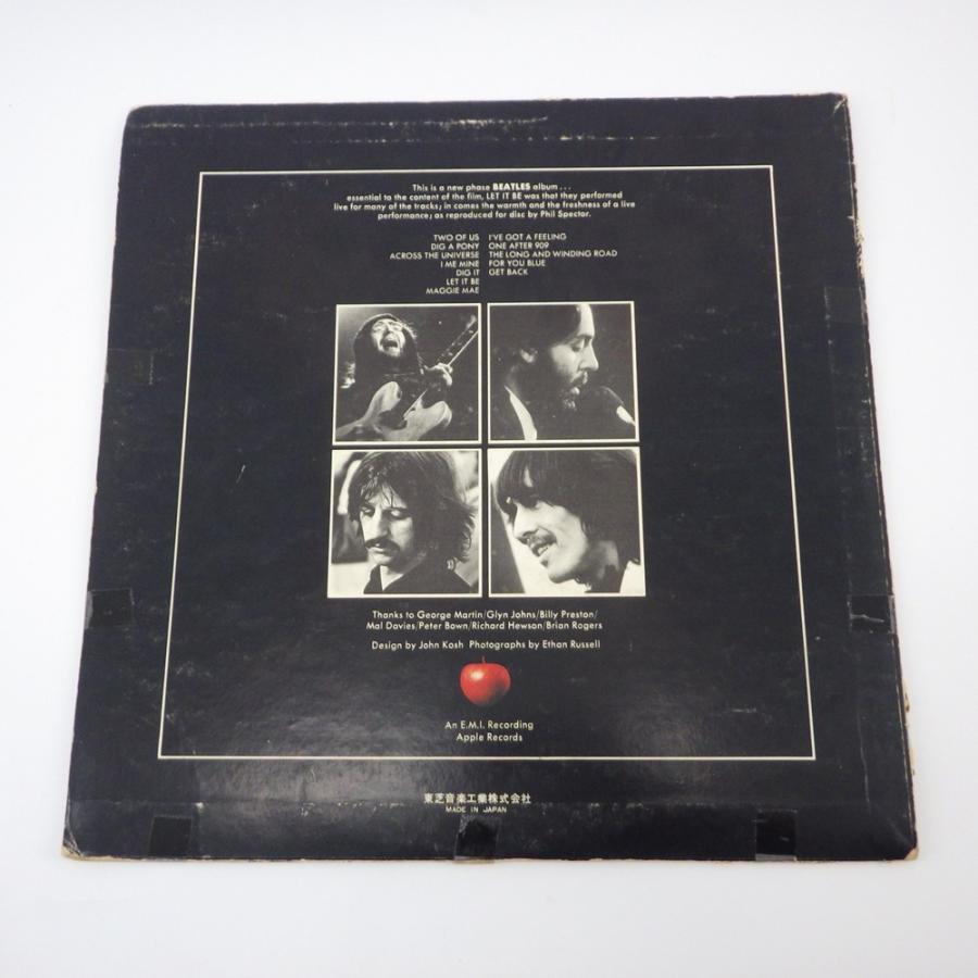 ビートルズ　LPレコード　レット・イット・ビー　AP-9009 BEATLES/ビートルズ LET IT BE AP-9009 黒盤 国内LP レコード 音楽 241