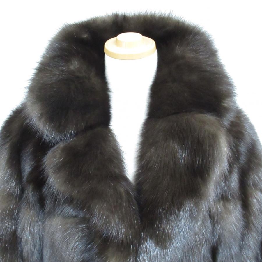 極美品✨ソボル 弱々し ロシアンセーブル 2way ファー×シルク100 