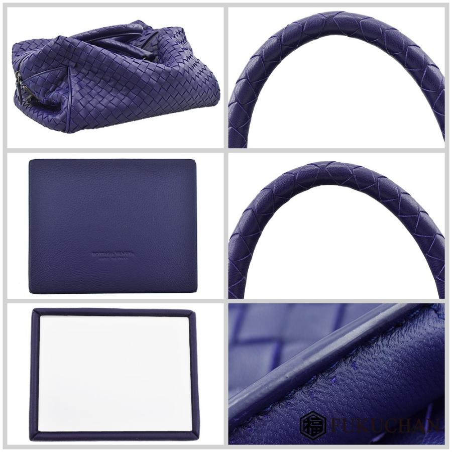 美品✨ボッテガヴェネタ 2way ミニボストン イントレチャート レザー 水色 美品✨ボッテガヴェネタ 2way ミニボストン イントレチャート