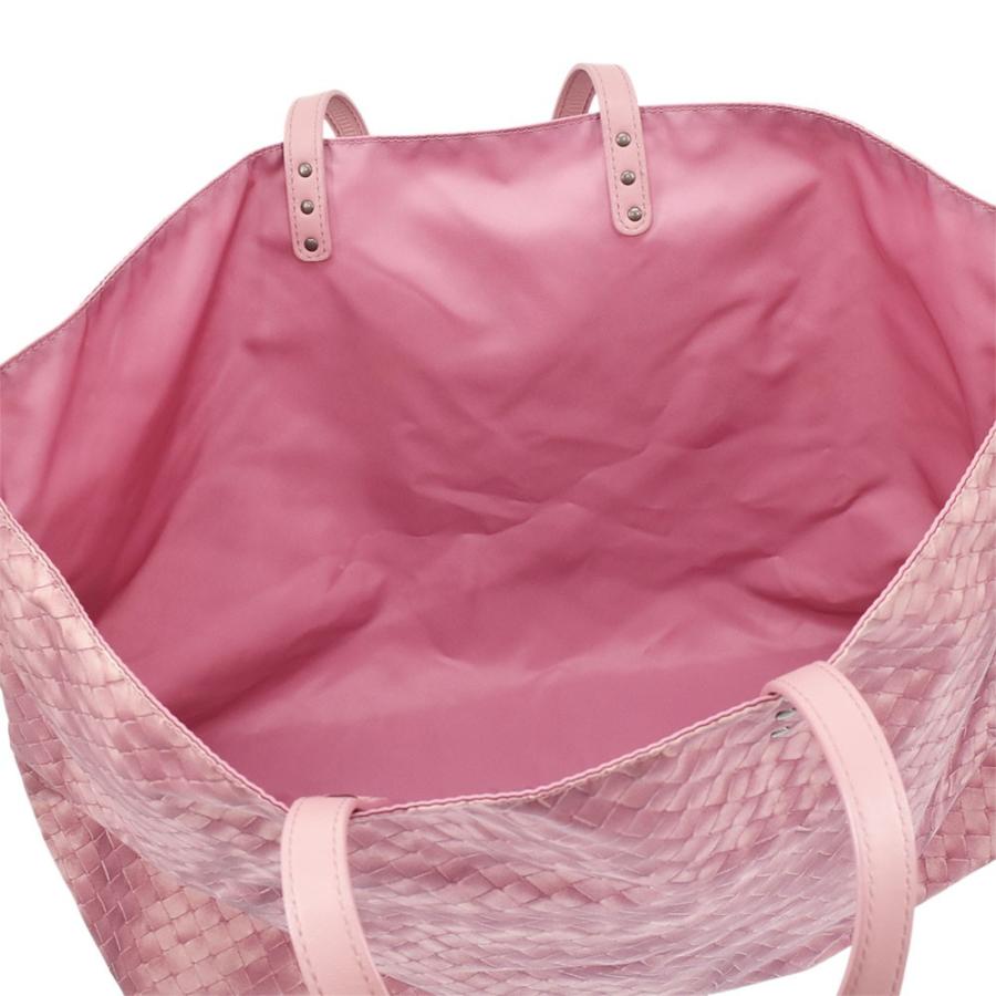 ボッテガヴェネタ　ナイロントートバッグ　ピンク BOTTEGA VENETA ナイロントートピンク系