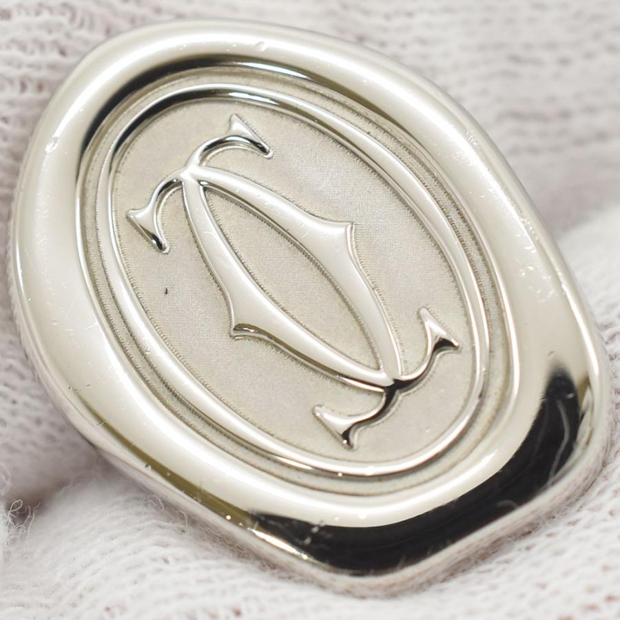 Cartier カルティエ　2CスターリングシルバーAg925カフス　未使用 楽天市場】Cartier カルティエ ワックスシール モチーフ カフリンクス