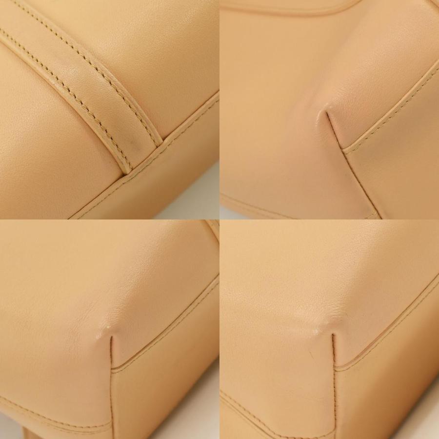 Cartier　カルティエ　カボション　トートバッグ　レザー　ベージュ Cartier カルティエ カボション レディース レザー トートバッグ