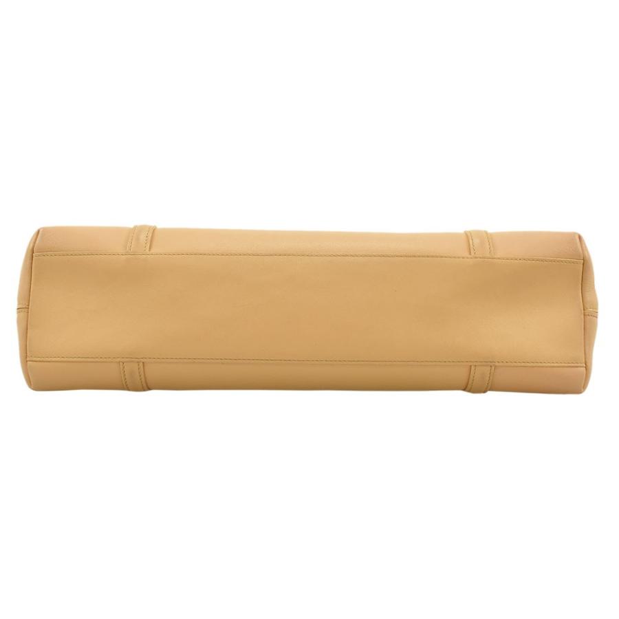 Cartier　カルティエ　カボション　トートバッグ　レザー　ベージュ Cartier カルティエ カボション レディース レザー トートバッグ