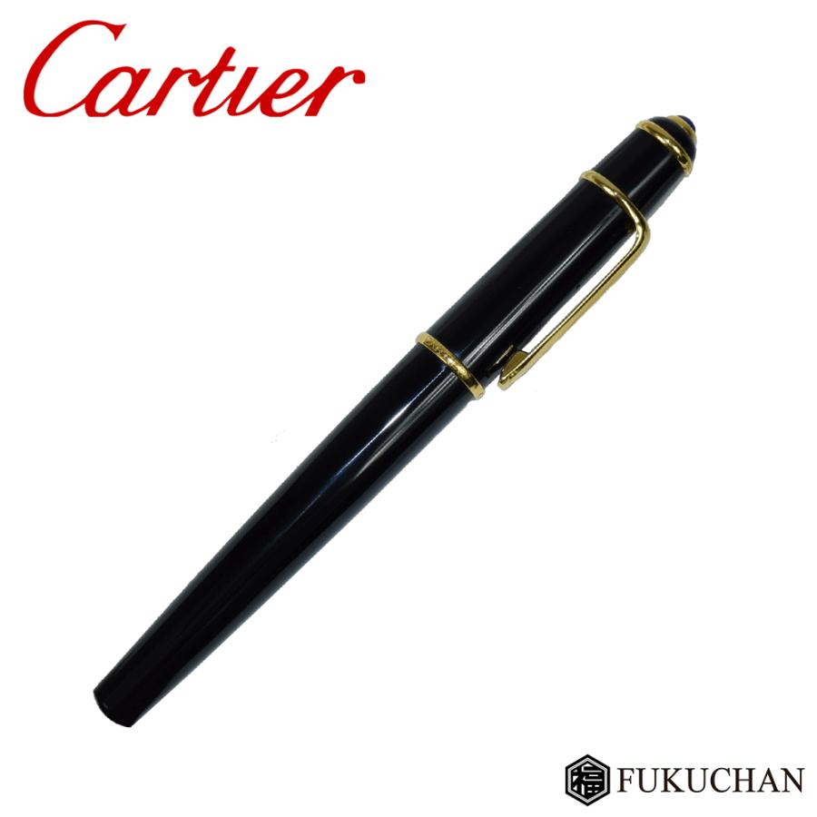 CARTIER ボールペン（ディアボロ ドゥ カルディエ） 黒 金メッキ