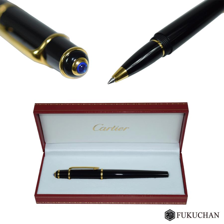 CARTIER ボールペン（ディアボロ ドゥ カルディエ） 黒 金メッキ