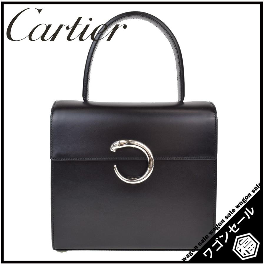 Cartier/カルティエ パンテール ハンドバッグ カーフ/ブラック