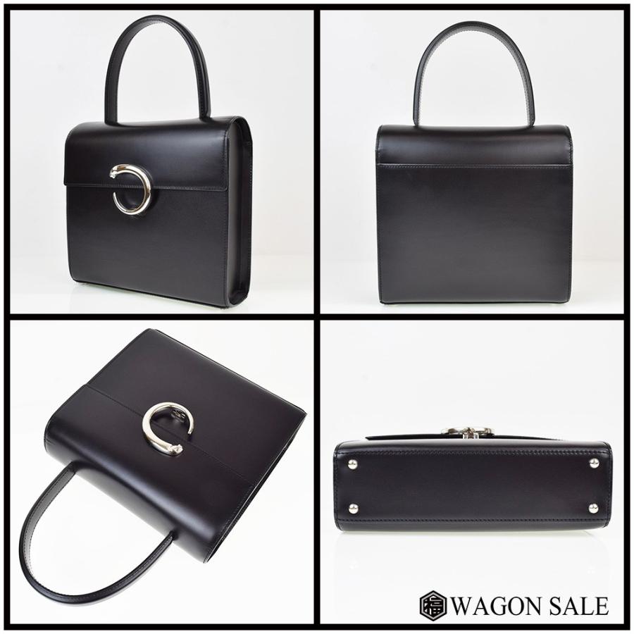Cartier/カルティエ パンテール ハンドバッグ カーフ/ブラック