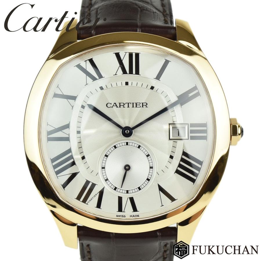 Cartier カルティエ ドライブ ドゥ カルティエ ウォッチ メンズ 腕時計 シルバー文字盤 ピンクゴールド Au750 レザーwgnm0003 中古 送料無料 Ca01sf ブランドショップ Fukuchan 通販 Yahoo ショッピング
