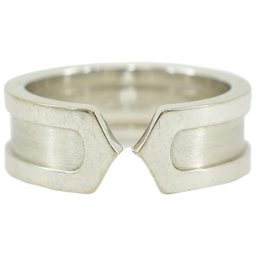 カルティエ Cartier 指輪 ロゴ ドゥーブルc C2リング 50 約10号 ジュエリー アクセサリー K18wg ホワイトゴールド レディース 中古 送料無料 Ca13gt ブランドショップ Fukuchan 通販 Yahoo ショッピング