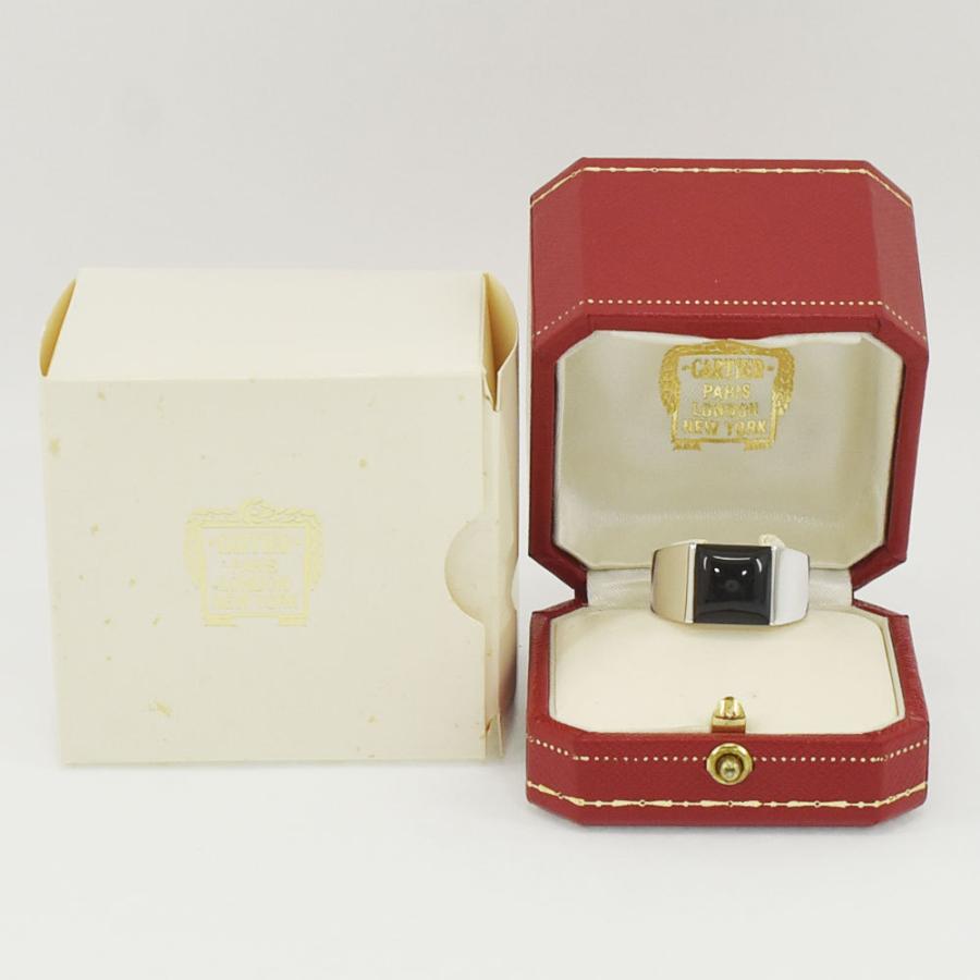 Cartier（カルティエ） 指輪 タンクマックス リング オニキス