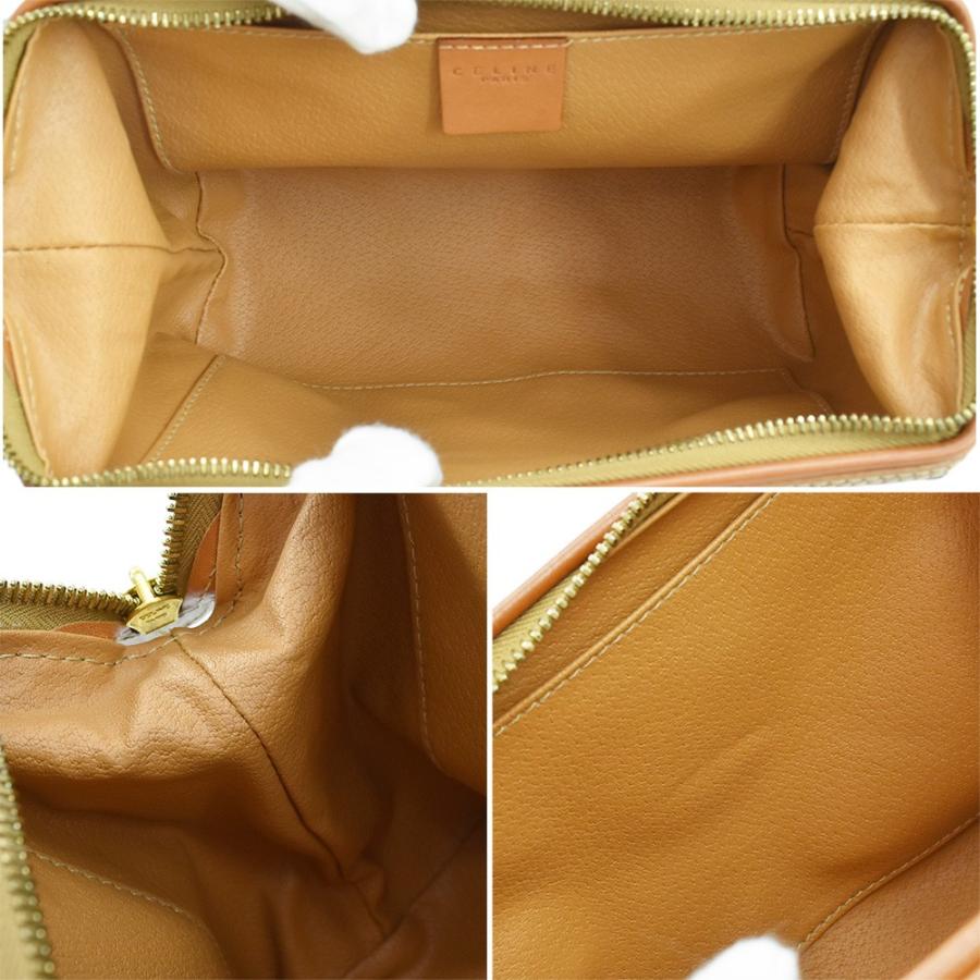 CELINE（セリーヌ） マカダム コスメポーチ 化粧ポーチ PVCキャンバス