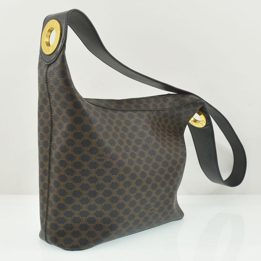 CELINE セリーヌ マカダム柄 サークル金具 ワンショルダーバッグ CELINE セリーヌ マカダム柄 サークル金具 ワンショルダーバッグ