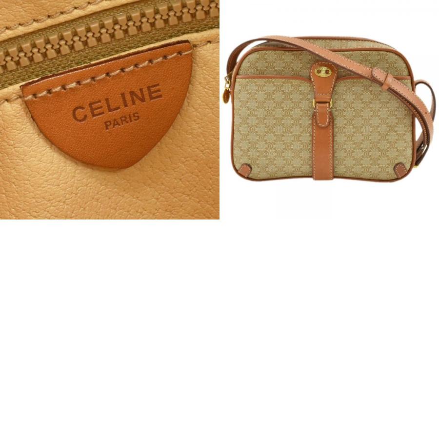 CELINE セリーヌ マカダム柄 ポシェット ショルダーバッグ