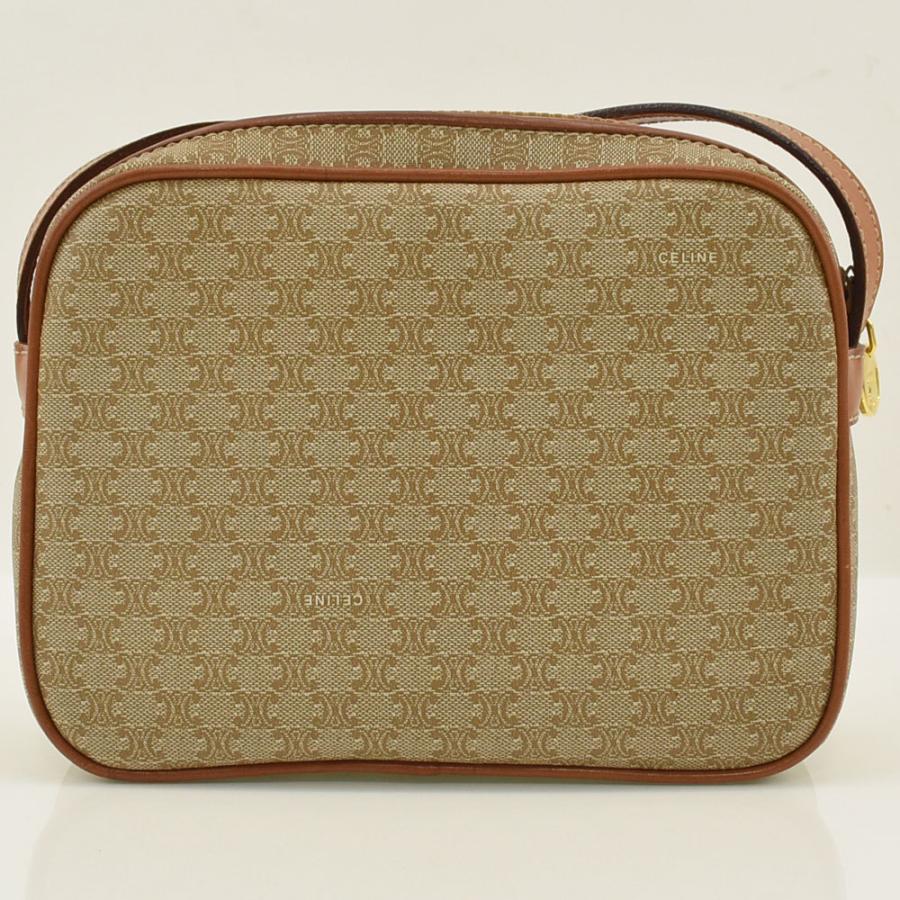 CELINE セリーヌ マカダム柄 ポシェット ショルダーバッグ