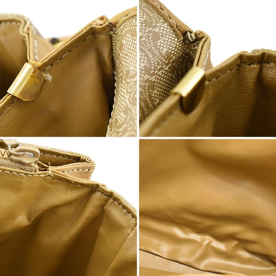 CELINE（セリーヌ） マカダム柄 ショルダーバッグ PVC/レザー ベージュ