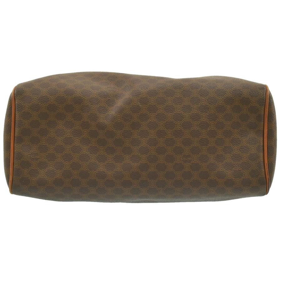 オールドセリーヌ ヴィンテージ C マカダム ボストンバッグ ブラウン レディース] ヴィンテージ セリーヌ マカダム柄 ミニボストン