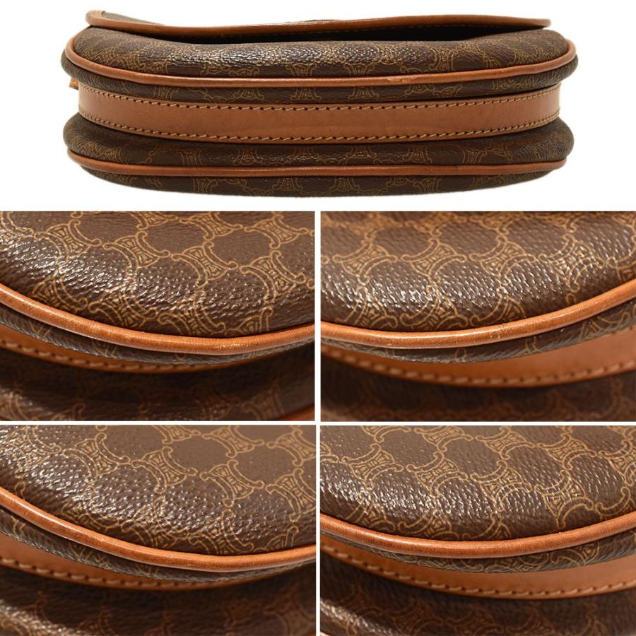 極美品 希少 セリーヌ アクセサリーポーチ マカダム キャンバス レザー 肩掛け CELINE アクセサリーポーチ Cマカダム バッグ キャンバス ブラック 総