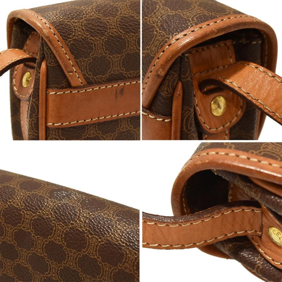 CELINE（セリーヌ） マカダム ショルダーバッグ ポシェット PVC