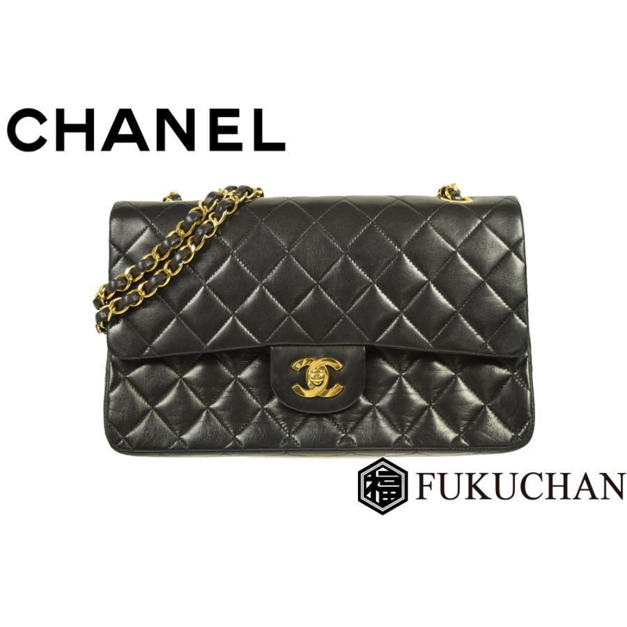 CHANEL シャネル/ラムスキンマトラッセWフラップチェーンショルダー/A01112/288****/Aランク/19【中古】 CHANEL（シャネル） （中古）CHANEL A01112 マトラッセ クラシック 25
