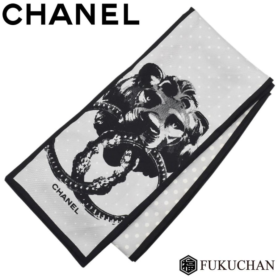 CHANEL CHANEL/シャネル ドット チェーン ライオン スカーフ/ストール  