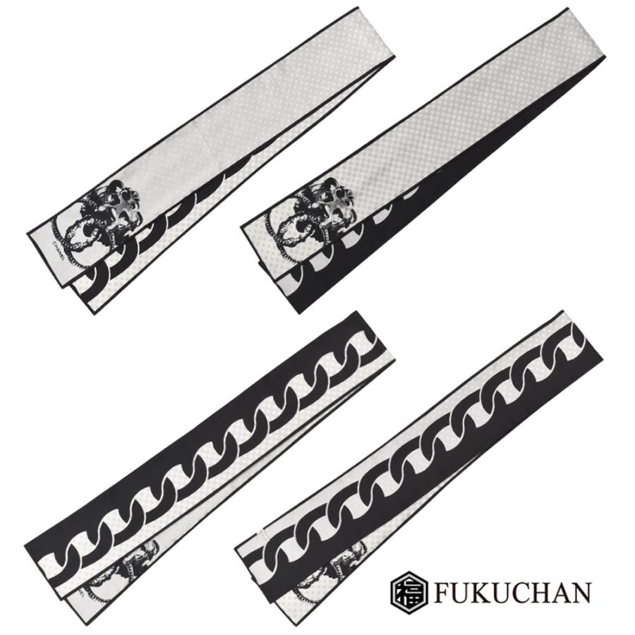 CHANEL CHANEL/シャネル ドット チェーン ライオン スカーフ/ストール  