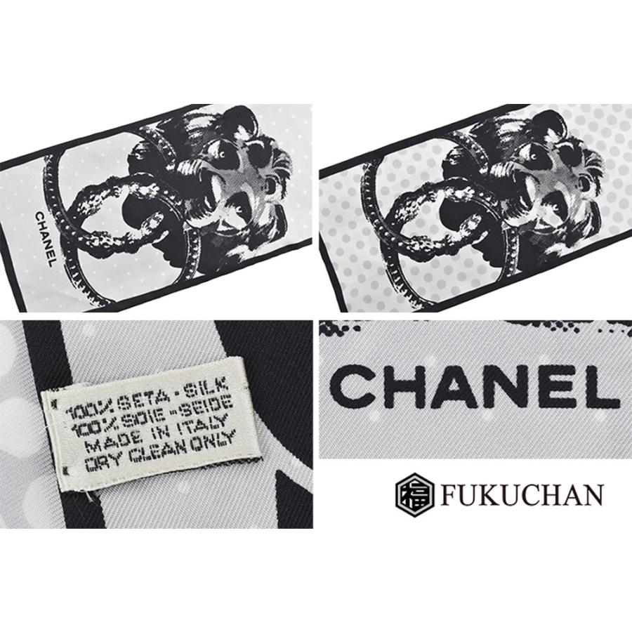 CHANEL CHANEL/シャネル ドット チェーン ライオン スカーフ/ストール  