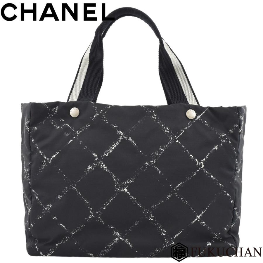 ニュートラベルライン CHANEL/シャネル 旧トラベルライン トートバッグ 