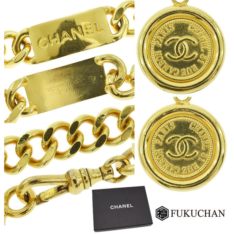CHANEL CHANEL/シャネル ココマーク コインモチーフ ゴールド