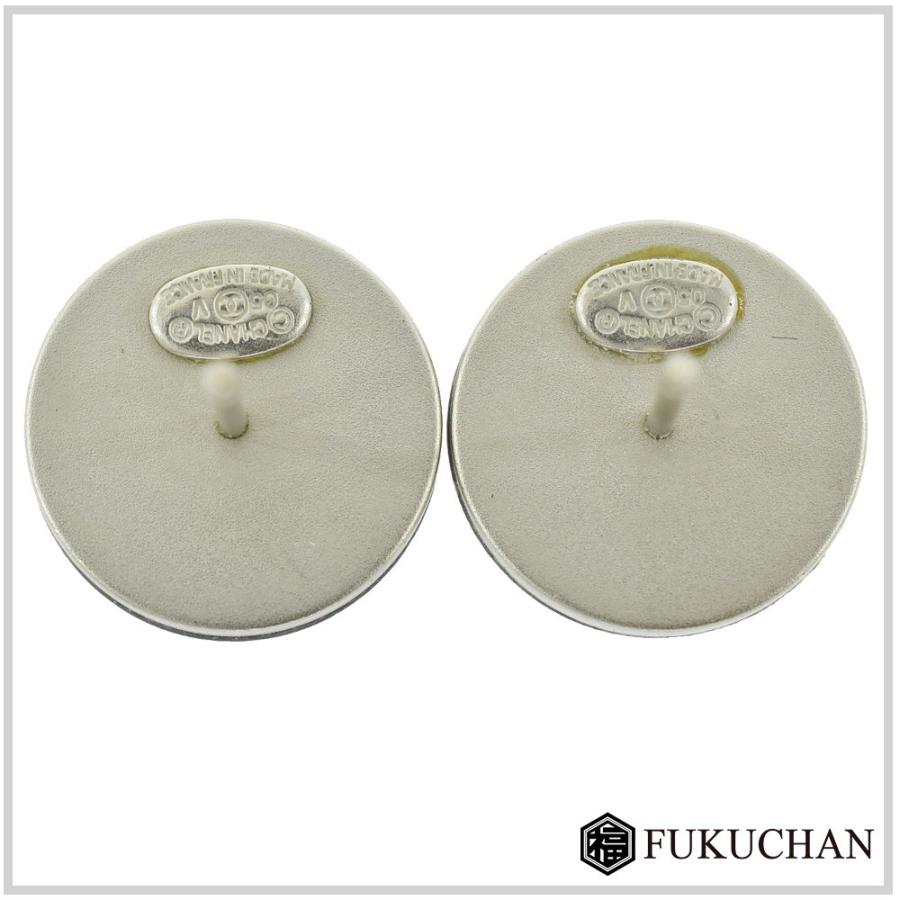 CHANEL シャネル ココマーク クリア ピアス 05V シルバー×クリア