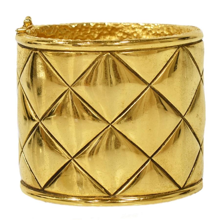 CHANEL（シャネル） ココマーク ワイドバングル ブレスレット GP