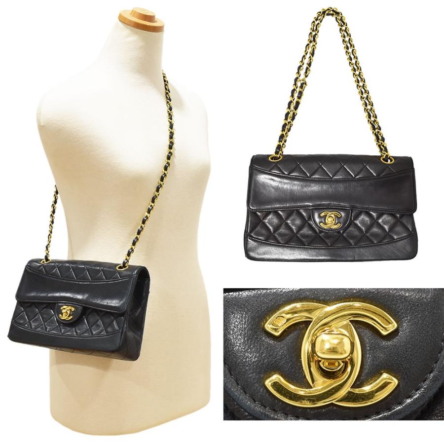CHANEL シャネル マトラッセ ダブルチェーン ショルダーバッグ
