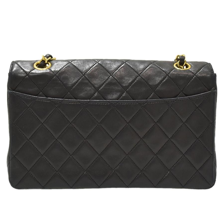 正規品 CHANEL マトラッセ ポーチ 黒 ゴールド金具 上品人気 CHANEL シャネル マトラッセ ダブルチェーン ショルダーバッグ