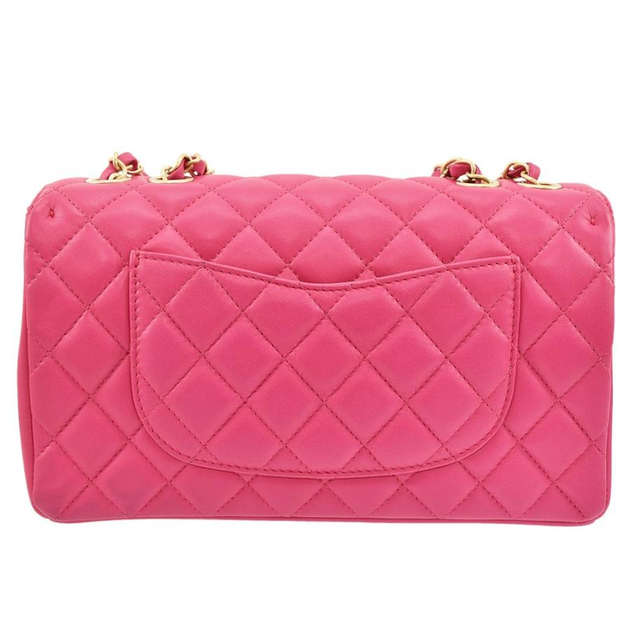 希少　CHANEL ピンクブロックバッグ ギフトにも】大人気ココハンドル14.5cm│CHANEL希少ミニバッグ