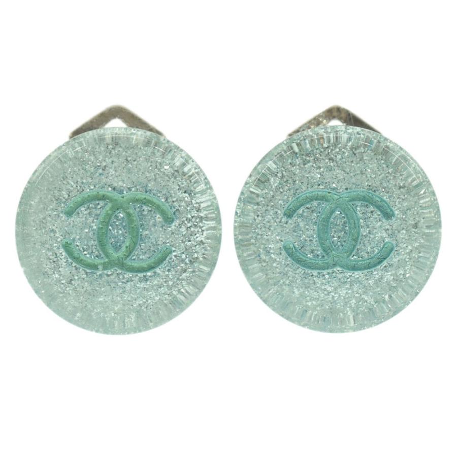 激安][即納] シルバーラメ CHANEL ピアス 【CHANEL】シャネル ココ