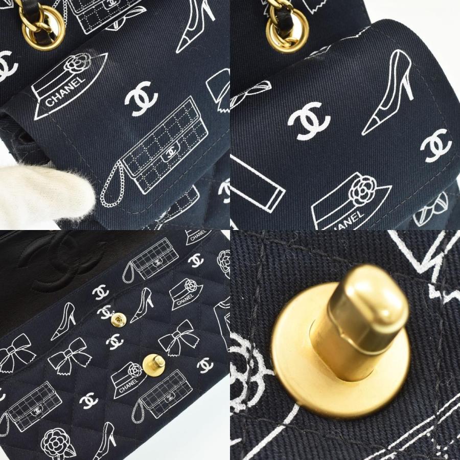 CHANEL シャネル コットン アイコンプリント マトラッセ W
