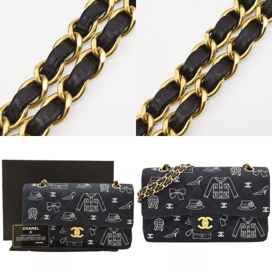 CHANEL シャネル コットン アイコンプリント マトラッセ W