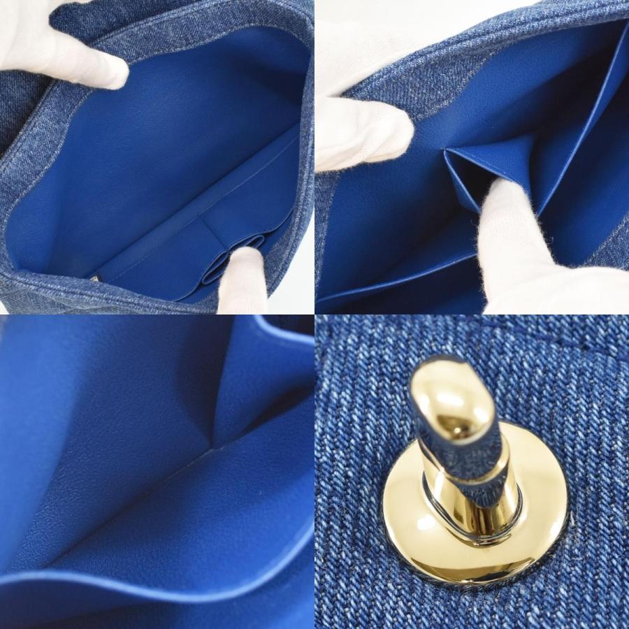 CHANEL（シャネル） デニム マトラッセ プレート チェーンショルダー