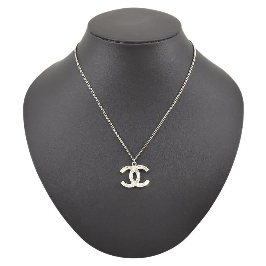 美品　CHANEL シャネル　ネックレス　ココマーク　リバーシブル　シルバー CHANEL（シャネル） ネックレス ココマーク アクセサリー リバーシブル