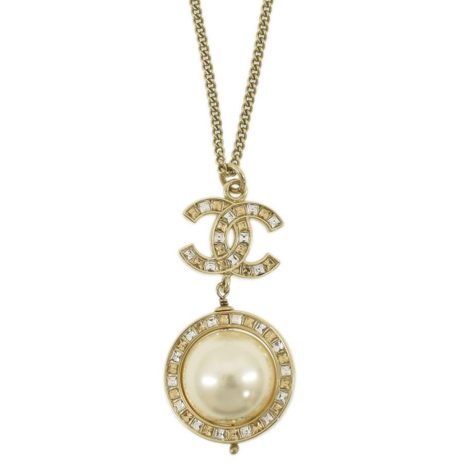CHANEL シャネル ネックレス ココマーク パール B19V