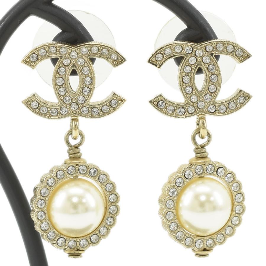 CHANEL シャネル ピアス ココマーク パールピアス B19