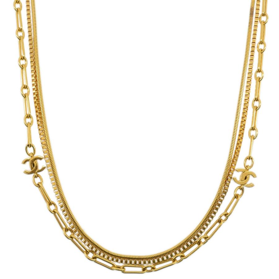CHANEL シャネル ネックレス 3連 ロング ヴィンテージ