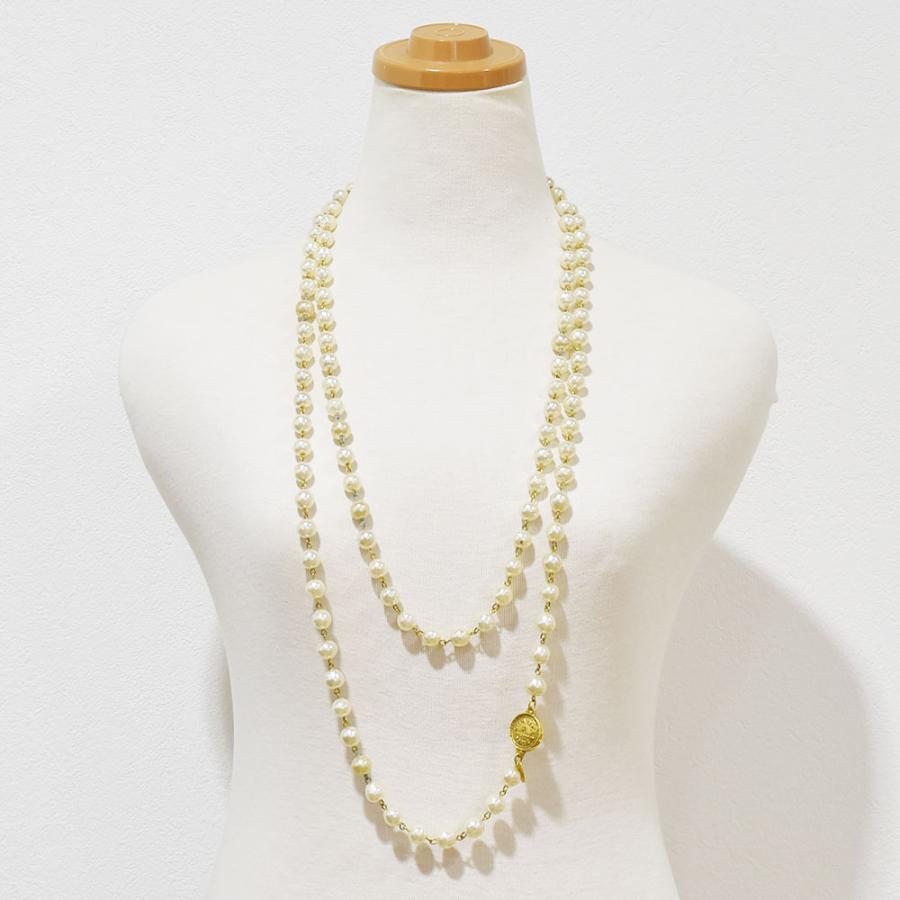 CHANEL シャネル ネックレス パール 2連 ヴィンテージ アクセサリー  