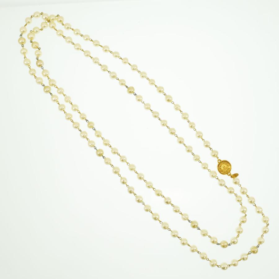 CHANEL シャネル ネックレス パール 2連 ヴィンテージ アクセサリー  