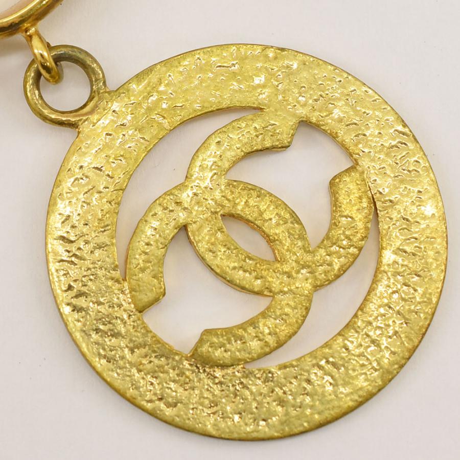 CHANEL シャネル ココマーク チャーム チェーン ゴールド プレート 02
