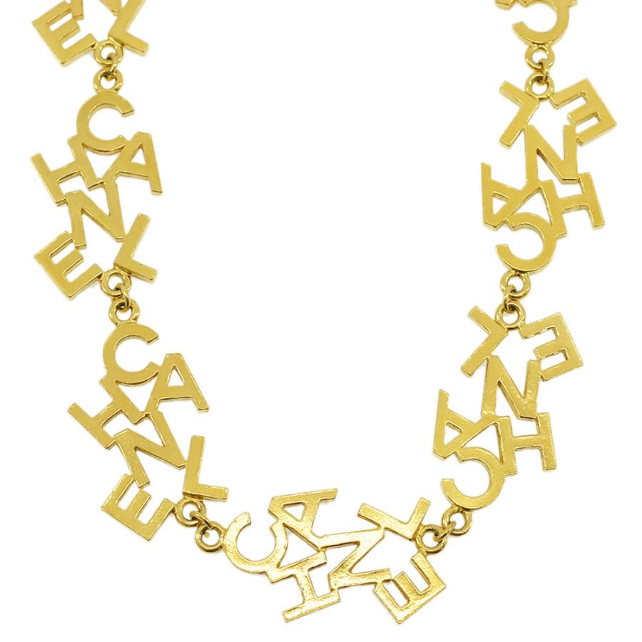 CHANEL シャネル ネックレス ロゴ チョーカー ヴィンテージ 