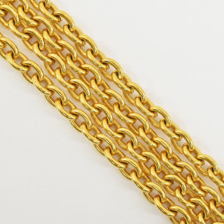 シャネル CHANEL ネックレス ココマーク ひし形 ロング チェーン  